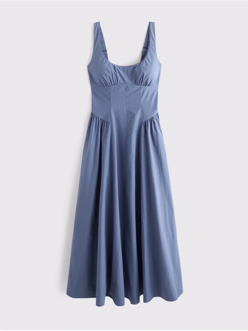 Abercrombie & Fitch Dylan Blue Fog Midi Dress